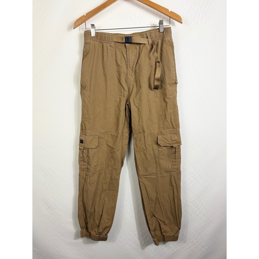 Roark Cargo Pants Mens S Brown Campfire Pant Belted Ripstop Jogger Utility
